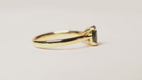 RUHUNA 1.2CT TEAL SAPPHIRE SOLITAIRE RING