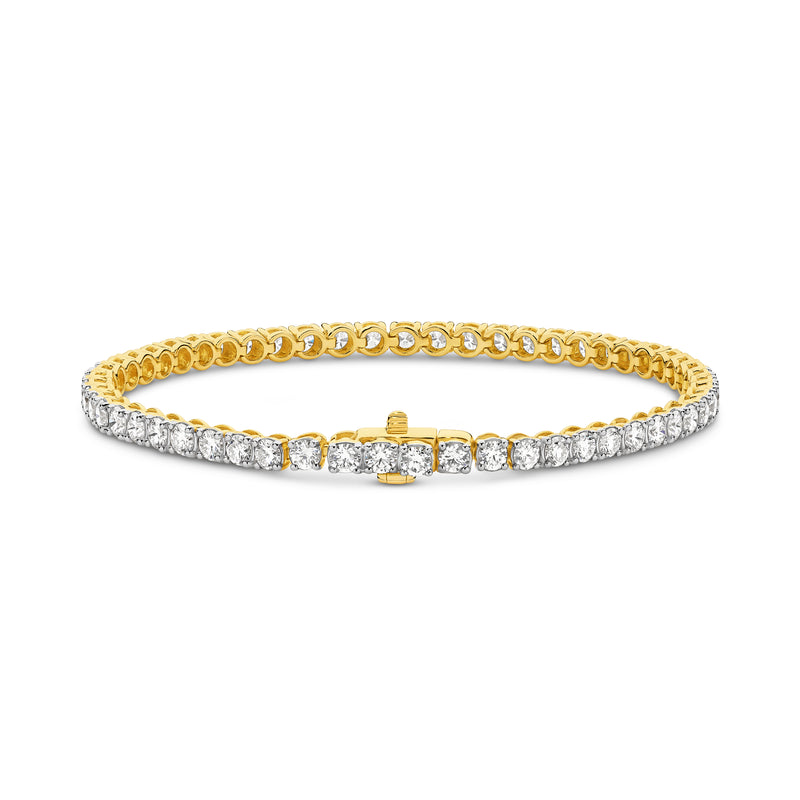 Nila Diamond Tennis Bracelet – Natural Mined Diamonds in 18kt Gold – Ruhuna Gemstones